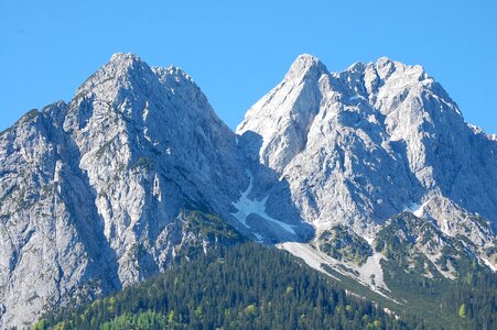 Mountains alpine waxenstein photo