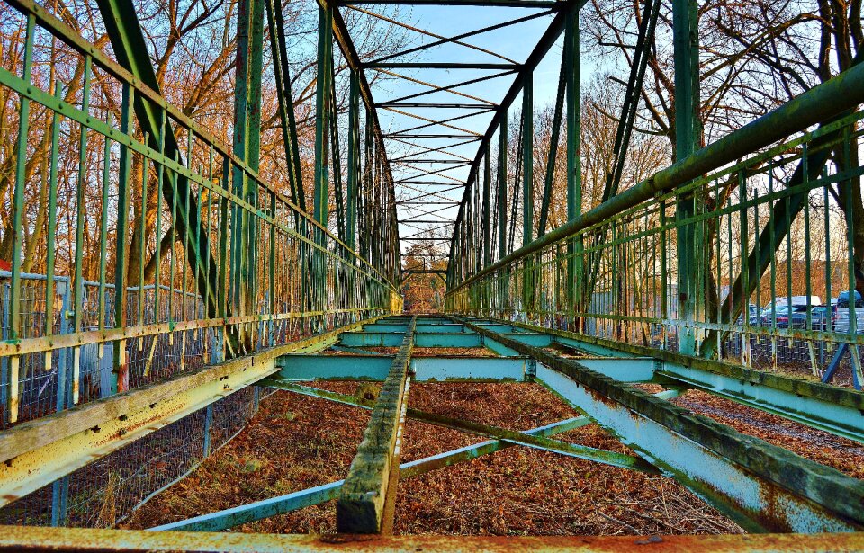 Dilapidated dismantled metal