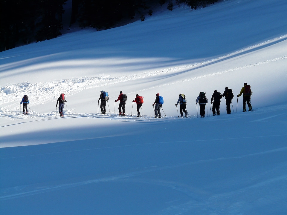 Winter cold run photo