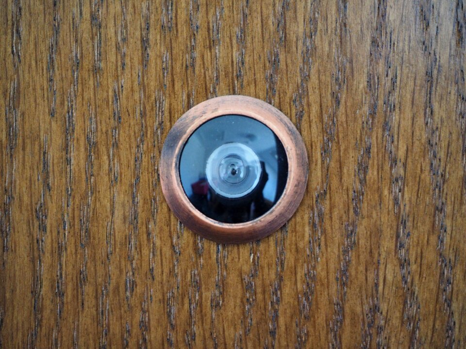 Scout protection of presence of wide angle lens