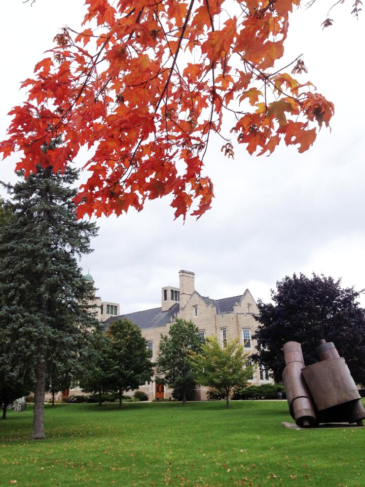 Autumn college campus