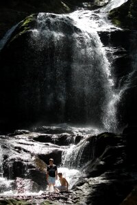 Vermont cascade cliff