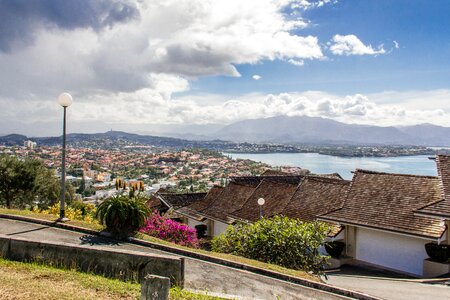 Island hill top landscape