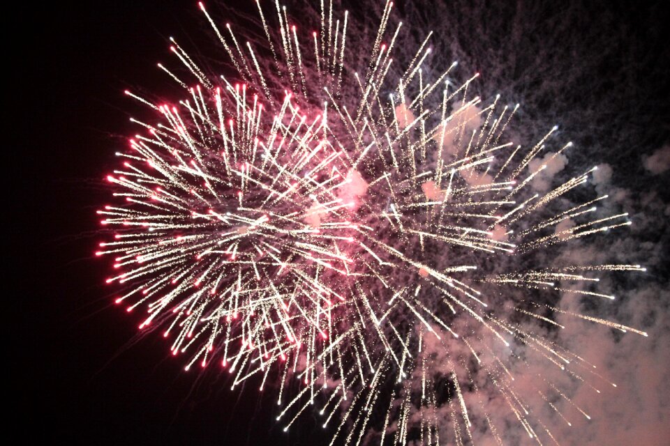 New year's eve fireworks night