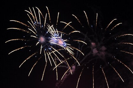 New year's eve fireworks night photo