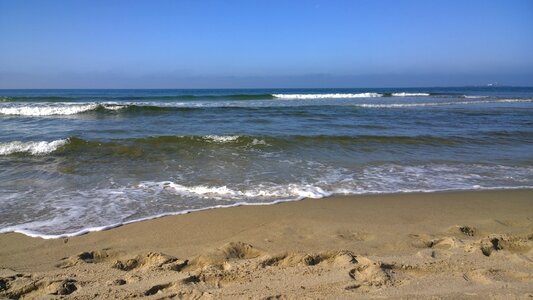 Beach waves sea