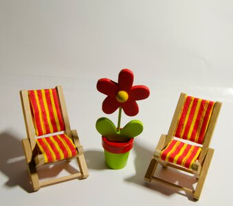 Holidays beach sun loungers