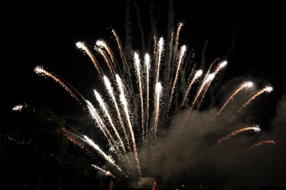 New year's eve fireworks night