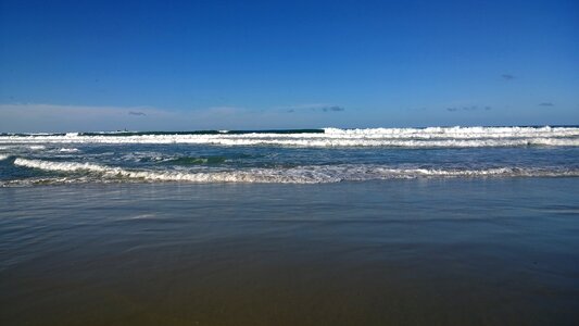 Waves beach sea