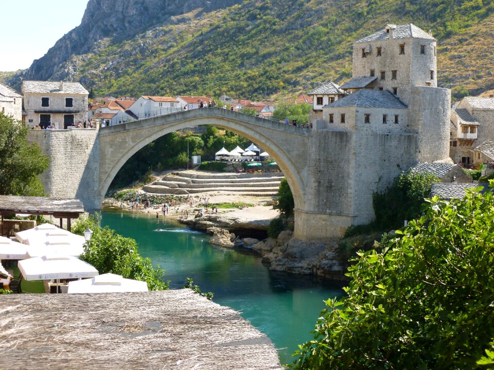 Stone landscape river