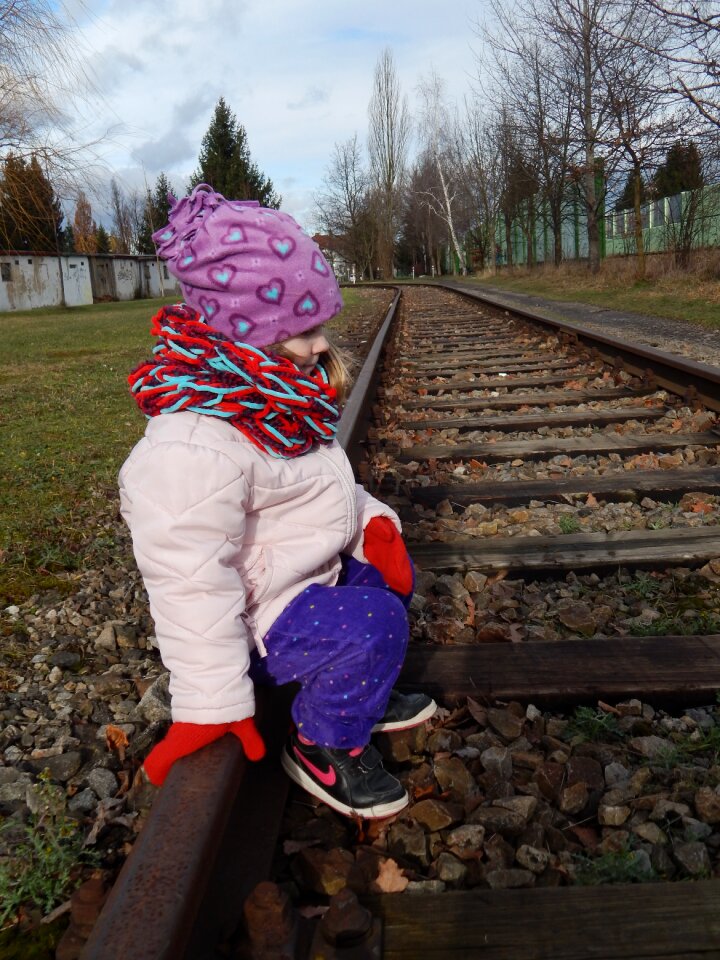 Track landscape winter