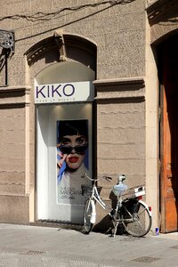 Advertising historic center bike