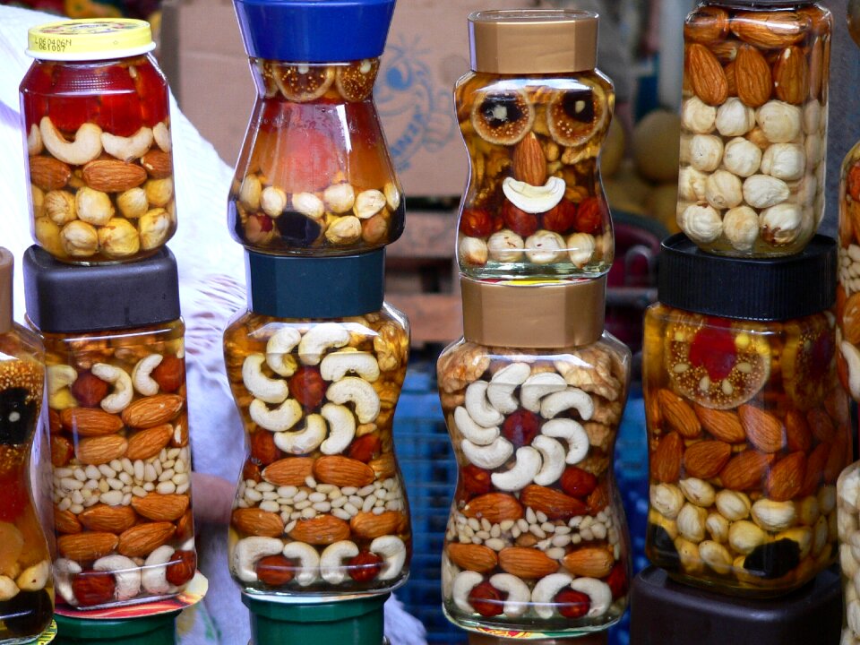 Colors glass food