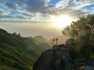 Canary islands teide national park outlook photo