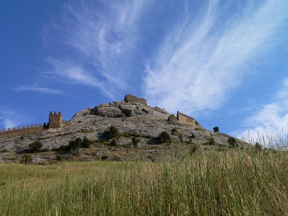 Castle sky blue sky