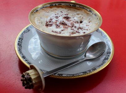 Coffee cup cappuccino milchschaum