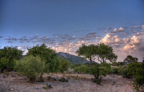 Spain summer sky