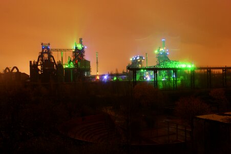Heavy industry ruhr area germany photo