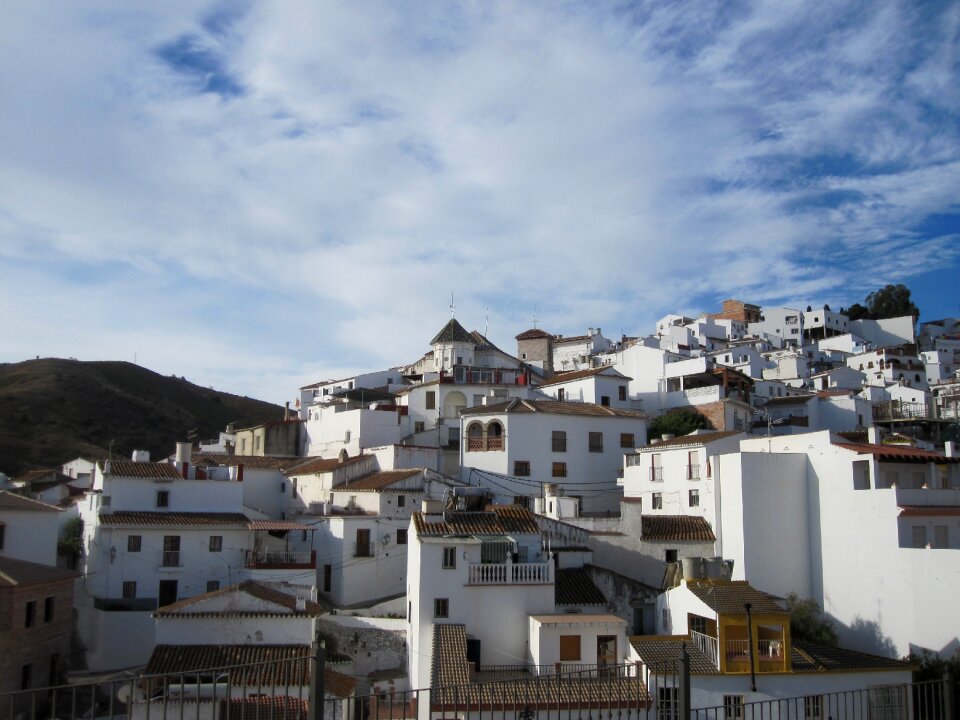 Houses white houses air photo