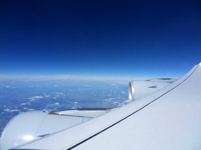 Wing sky blue photo
