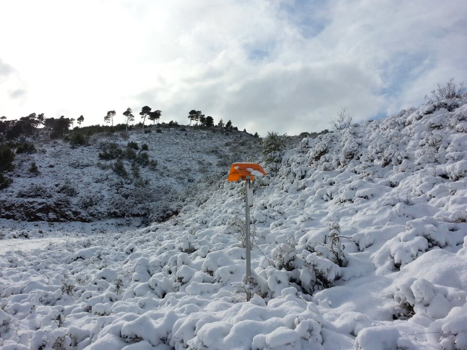 Nature landscape white