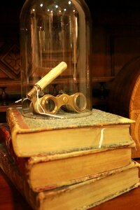 Decoration book glasses