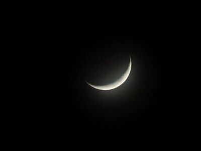Evening creative crescent
