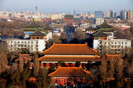 The scenery silhouette china wind
