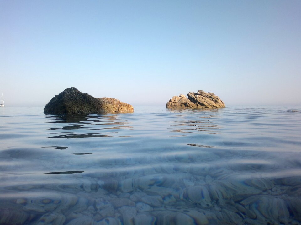 Rocks sea italy