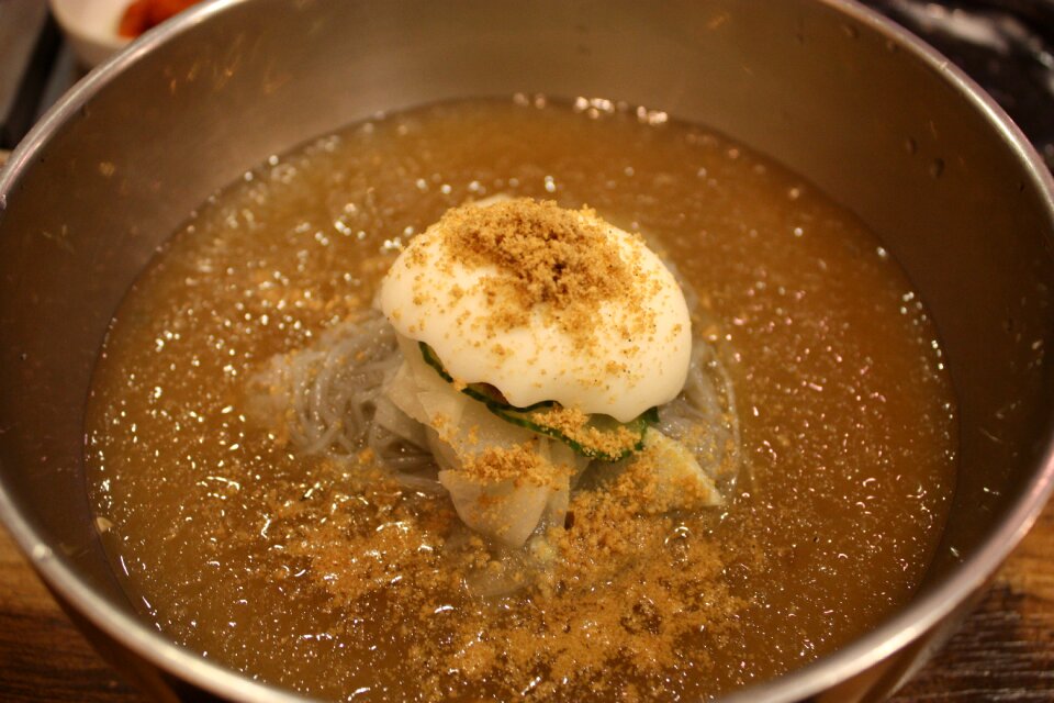 Water noodle eggs food