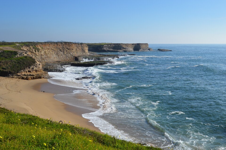 Sea water coast photo