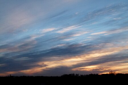 Sunset evening sky heaven photo