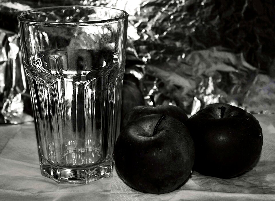Reflection black and white emotion