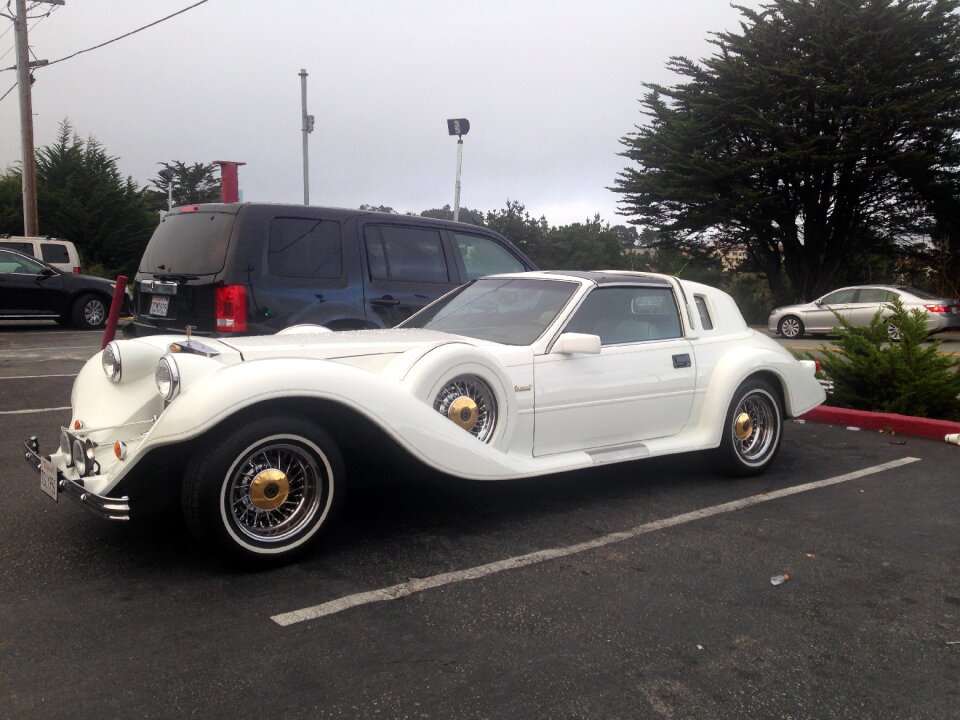 Limousine white oldtimer