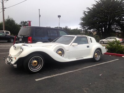 Limousine white oldtimer