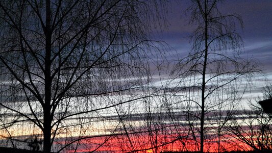 Afterglow abendstimmung nature photo