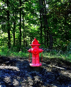 Rural emergency red photo