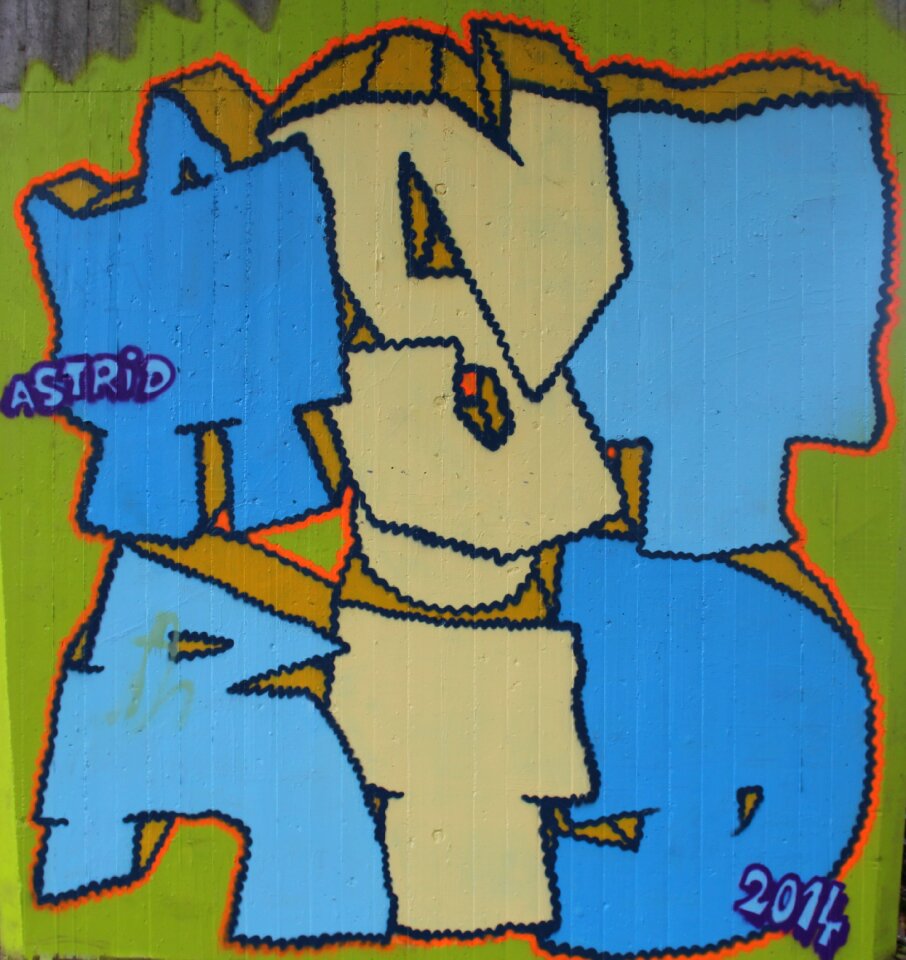 Signature painted lettering