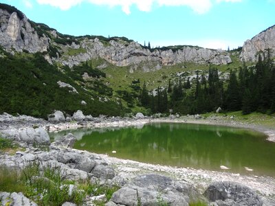 Lake nature mountains photo