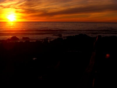 Agua sunset horizon