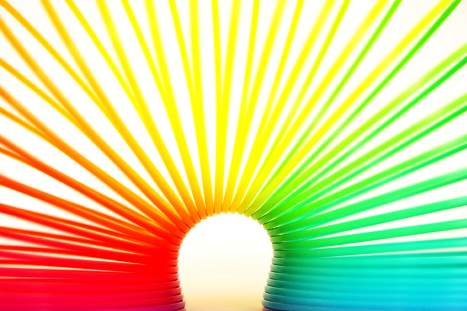 Creative children rainbow