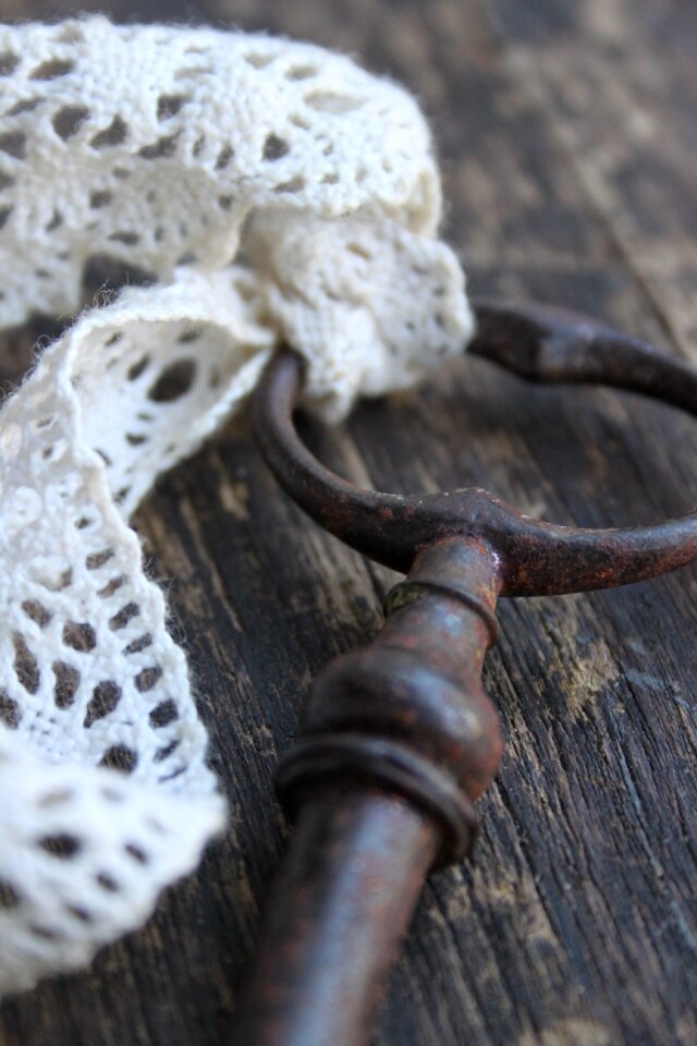 Old side decoration brown
