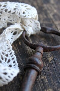 Old side decoration brown