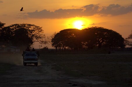 Sunset track venezuela