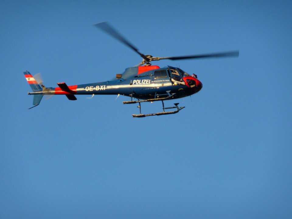 Helicopter use flying