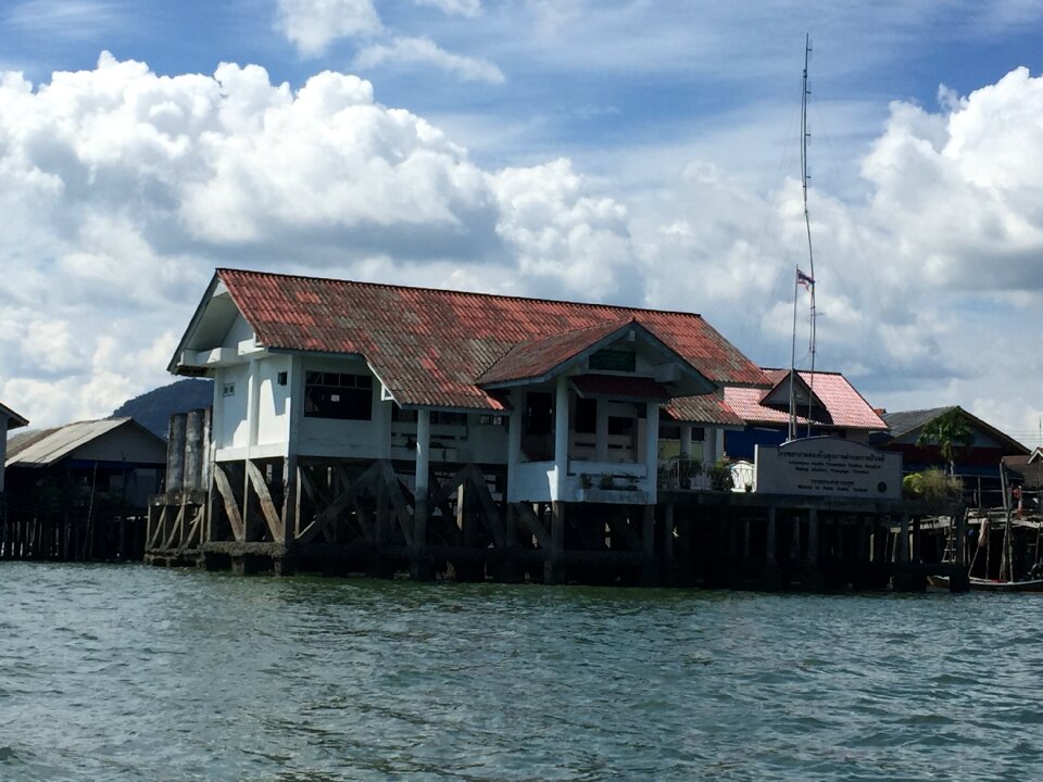 On the water villa white cloud
