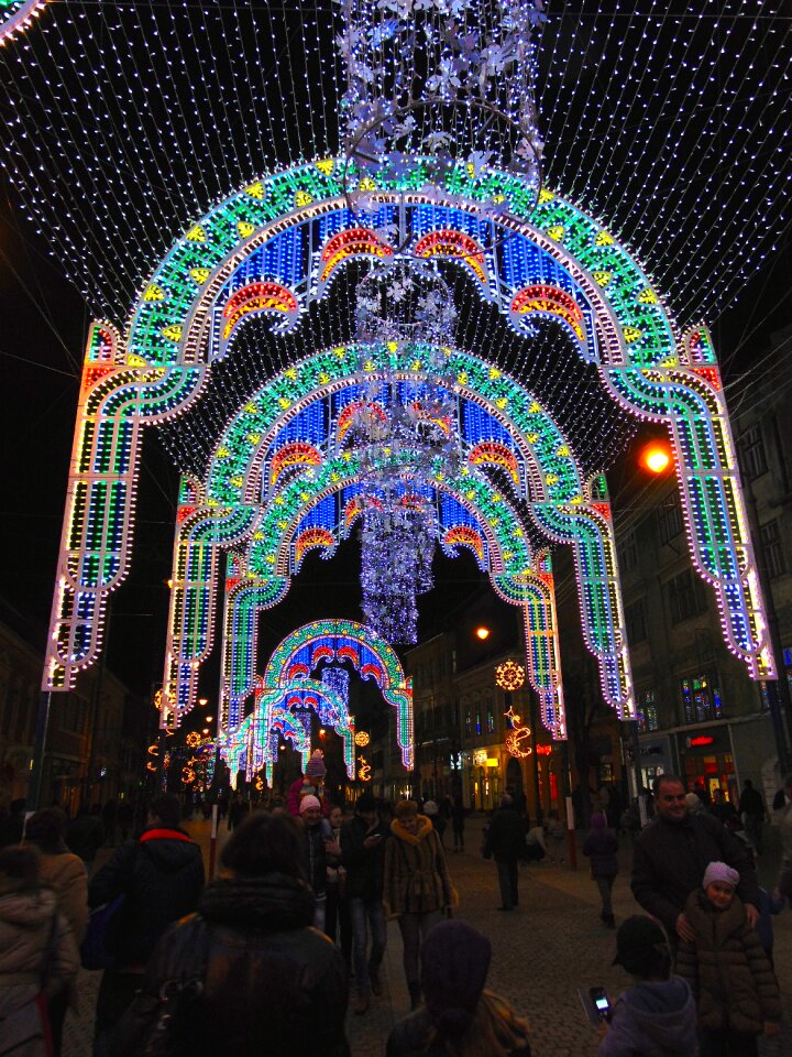 Seasonal winter illuminated