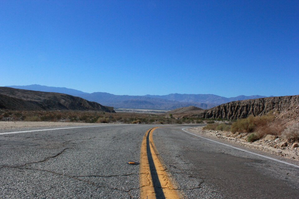 Mountains desert landscape