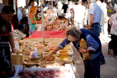 France provence elderly woman photo