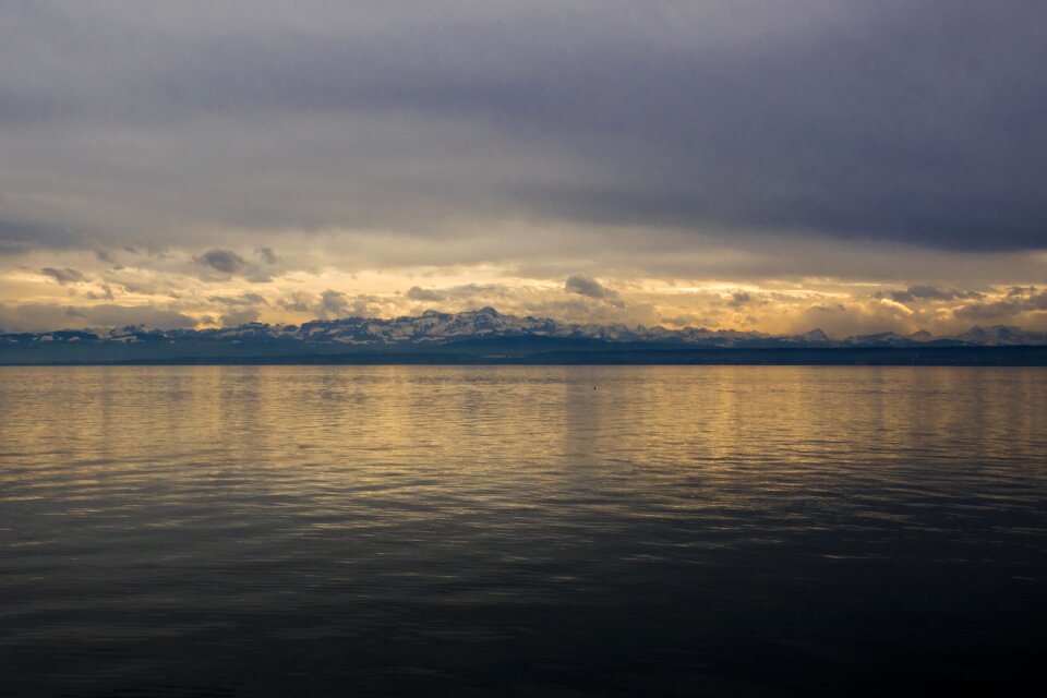 Abendstimmung water landscape